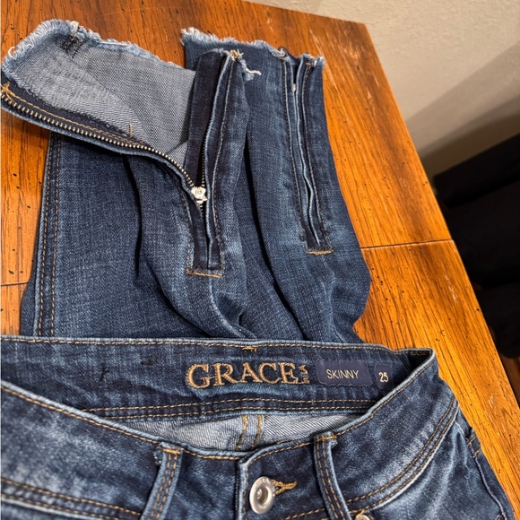 Jeans size 25, Grace in LA Skinny - Picture 4 of 8
